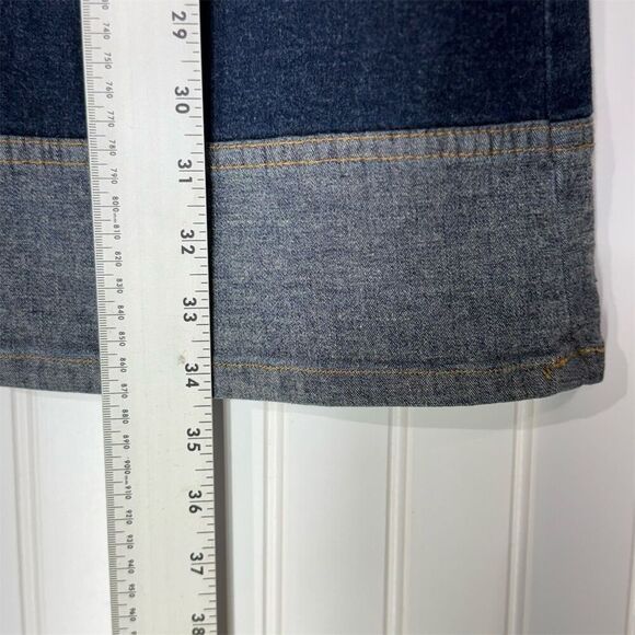 Vintage Y2K Forever 21 Dark Wash Denim Maxi Skirt USA Made Small Cottagecore - Picture 3 of 6